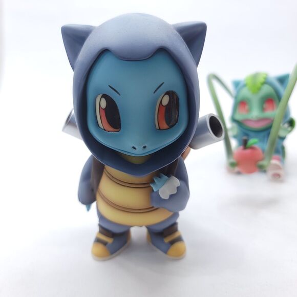 Pokemon Pikachu Charmander Bulbasaur Squirtle Evolution PVC  Pokémon Starter Charizard Charmander Blastoise Squirtle VenasaurBulbasaur Figure